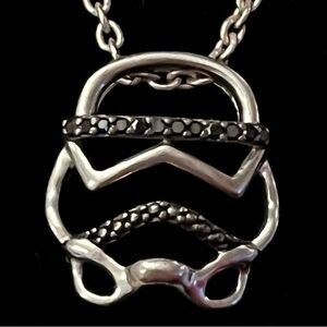 Rebel One Diamond Storm Trooper Necklace